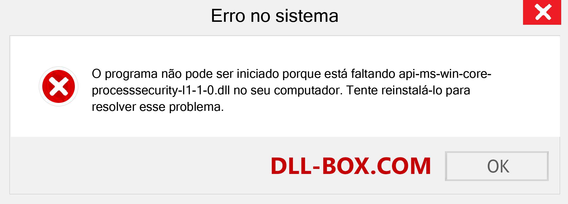 Arquivo api-ms-win-core-processsecurity-l1-1-0.dll ausente ?. Download para Windows 7, 8, 10 - Correção de erro ausente api-ms-win-core-processsecurity-l1-1-0 dll no Windows, fotos, imagens